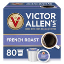 Victor Allen's Coffee French Roast, Dark Roast, 80 Count, Single Serve Coffee Pods for Keurig K-Cup Brewers
