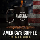 (6 pack) Black Rifle Coffee Company Blackbeard's Delight, Dark Roast, Ground Coffee, 12 oz